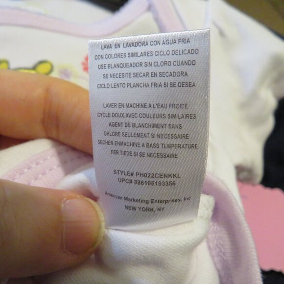 Baby Winnie the Pooh & Piglet bodysuit 3-6mts embroidered 100% cotton NWT - Picture 8 of 10